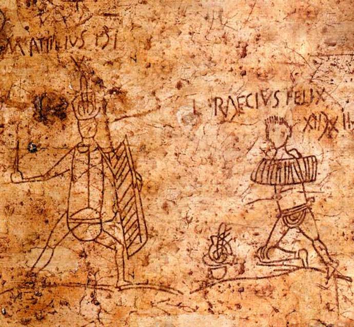 Pompeeili Gladiatör Grafitileri